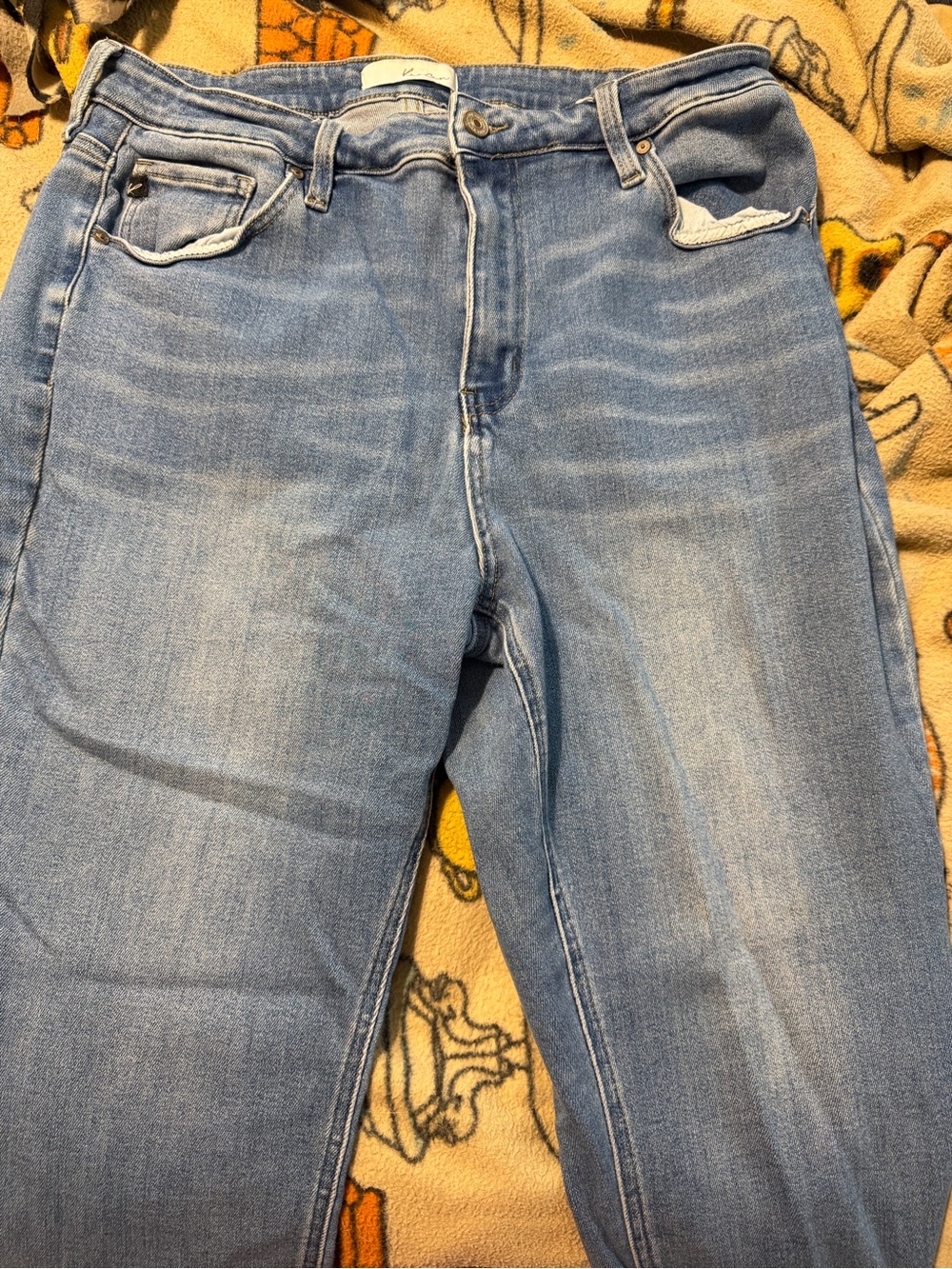 KanCan Light Blue Slim Straight Jeans